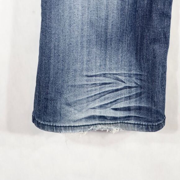 Seven7 Size 12 Jeans Boot Cut Flare‎ Mid Rise Blue Denim Womens Pants 449 - Picture 8 of 14